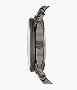 Fossil Machine Chronograph Black Dial Grey Steel Strap Watch for Men - FS4774 Buy Now By Fossil