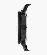 Fossil Machine Black Dial Black Steel Strap Watch for Men - FS4775 Buy Now By Fossil