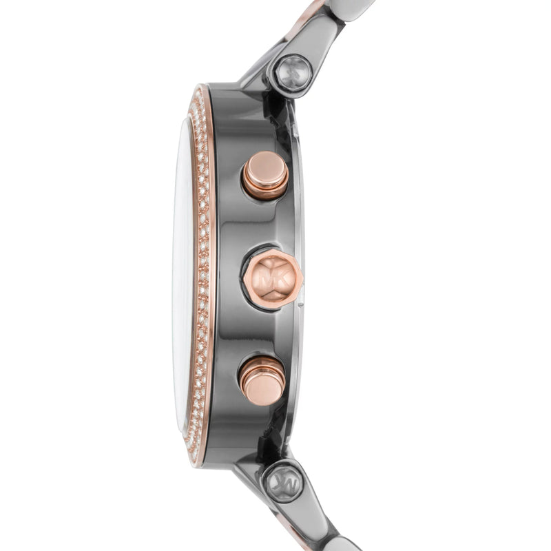 Michael Kors Parker Chronograph Grey Dial Two Tone Steel Strap Watch For Women - MK6440 Buy Now By Michael Kors