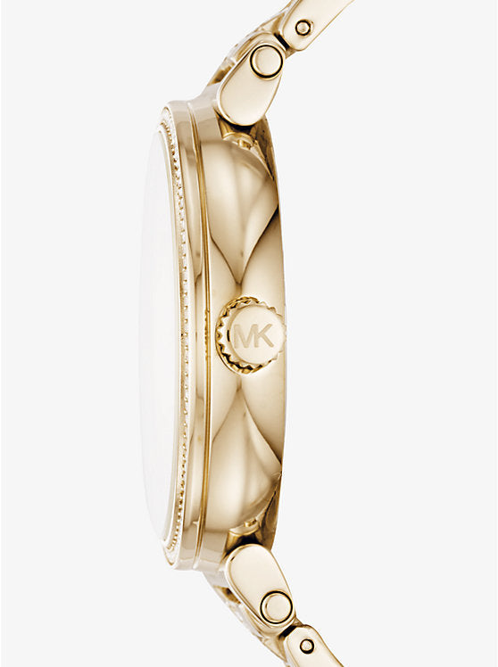 Michael Kors Sofie Quartz Gold Dial Gold Steel Strap Watch For Women - MK3881 Buy Now By Michael Kors