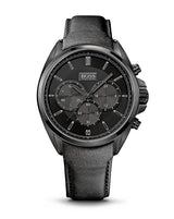 Hugo Boss Driver Chronograph Black Dial Black Leather Strap Watch For Men - HB1513061 Buy Now By Hugo Boss