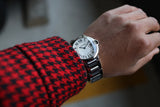 Shop Cartier Ballon Bleu De Cartier Silver Dial Silver Steel Strap Watch for Women - W69011Z4 in USA