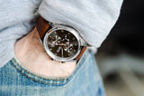 Hugo Boss Skymaster Grey Dial Brown Leather Strap Watch for Men - 1513787 Buy Now By Hugo Boss