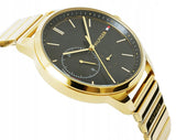Shop Tommy Hilfiger Brooke Black Dial Gold Steel Strap Watch for Women - 1782019 in USA