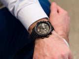 Hugo Boss Pilot Edition Chronograph Black Dial Black Steel Strap Watch for Men - 1513854 Buy Now By Hugo Boss