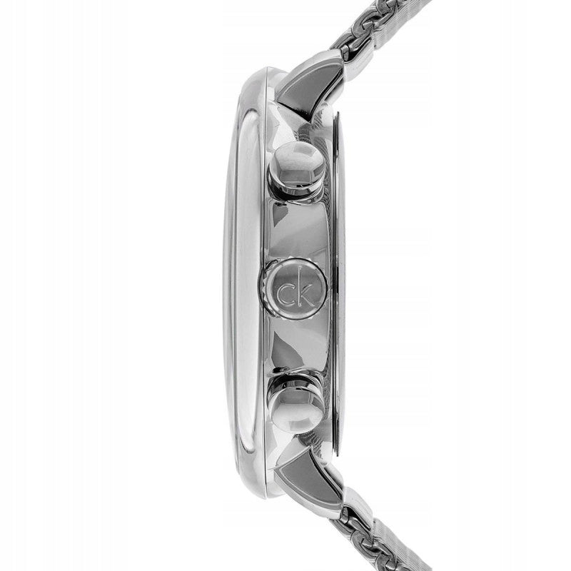 Calvin Klein High Noon Silver Dial Silver Mesh Bracelet Watch for Men - K8M27126 Buy Now By Calvin Klein