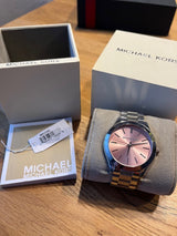 Michael Kors Slim Runway Quartz Pink Dial Silver Steel Strap Watch For Women - MK3380 Buy Now By Michael Kors