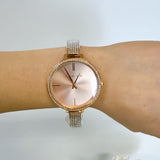 Michael Kors Jaryn Quartz Rose Gold Dial Rose Gold Steel Strap Watch For Women - MK3785 Buy Now By Michael Kors