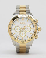 Hugo Boss Ikon Chronograph Silver Dial Two Tone Steel Strap Watch for Men - 1512960 Buy Now By Hugo Boss