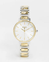 Hugo Boss Signature Silver Dial Two Tone Steel Strap Watch for Women - 1502568 Buy Now By Hugo Boss