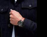 Fossil Grant Chronograph Black Dial Brown Leather Strap Watch for Men - FS5241 Buy Now By Fossil