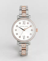 Michael Kors Sophie Chronograph Silver Dial Two Tone Steel Strap Watch For Women - MK3880 Buy Now By Michael Kors