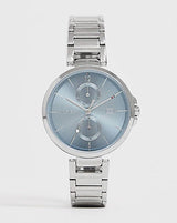 Shop Tommy Hilfiger Angela Blue Dial Silver Steel Strap Watch for Women - 1782126 in USA