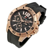 Shop Tommy Hilfiger Sport Multifunction Black Dial Black Rubber Strap Watch for Men - 1791145 in USA