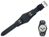 Fossil Coachman Chronograph White Dial Blue Leather Strap Watch for Men - CH3051 Buy Now By Fossil