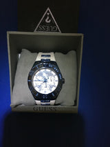 Guess Luna Diamonds White Dial White Rubber Strap Watch for Women - W0653L2 Buy Now By Guess