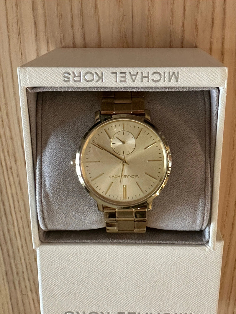 Michael Kors Jaryn Analog Quartz Gold Dial Gold Steel Strap Watch For Women - MK3500 Buy Now By Michael Kors