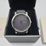 Emporio Armani Classic Quartz Grey Dial Grey Leather Strap Watch For Men - AR1730 Buy Now By Emporio Armani