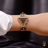 Guess Fame Diamonds Rose Gold Dial Rose Gold Mesh Bracelet Watch for Women - GW0508L3