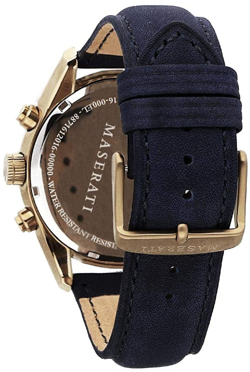 Maserati Traguardo Chronograph Grey Dial Leather Strap Men's Watch - R8871612016 Buy Now By Maserati