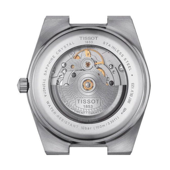 Tissot Powermatic 80 Automatic Gradient Blue Dial Silver Steel Strap Watch for Men - T137.407.11.051.01 Buy Now By Tissot