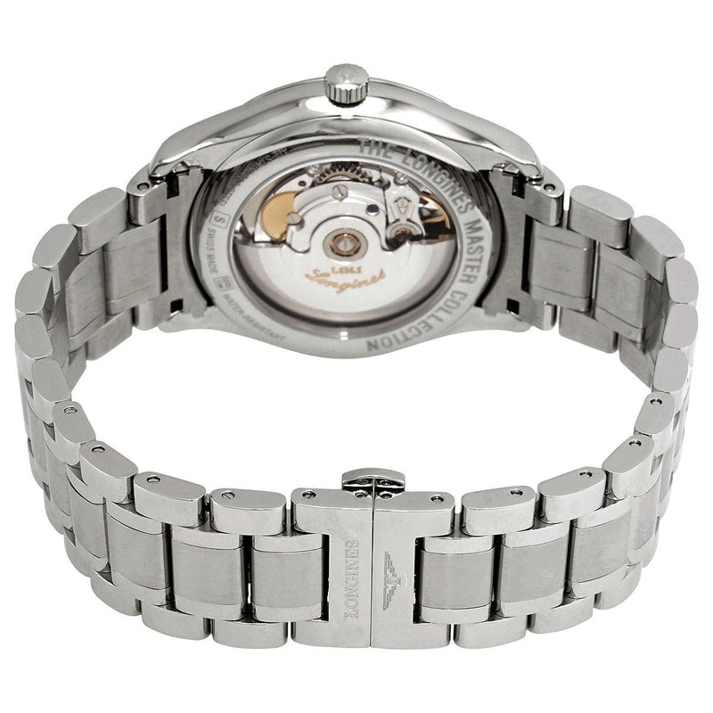 Longines Master Collection Automatic Day Date Black Dial Silver Steel Strap Watch for Men - L2.755.4.51.6 Buy Now By Longines
