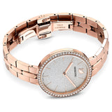 Shop Swarovski Cosmopolitan Diamond Powder Silver Dial Rose Gold Steel Strap Watch for Women - 5517803 in USA