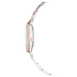 Shop Swarovski Cosmopolitan Crystals Silver Dial Two Tone Steel Strap Watch for Women - 5644081 in USA