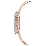Shop Swarovski Crystal Rose Black Dial Rose Gold Steel Strap Watch for Women - 5484050 in USA