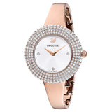 Shop Swarovski Crystal Rose Silver Dial Rose Gold Steel Strap Watch for Women - 5484073 in USA