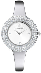 Shop Swarovski Crystal Rose Silver Dial Silver Steel Strap Watch for Women - 5483853 in USA