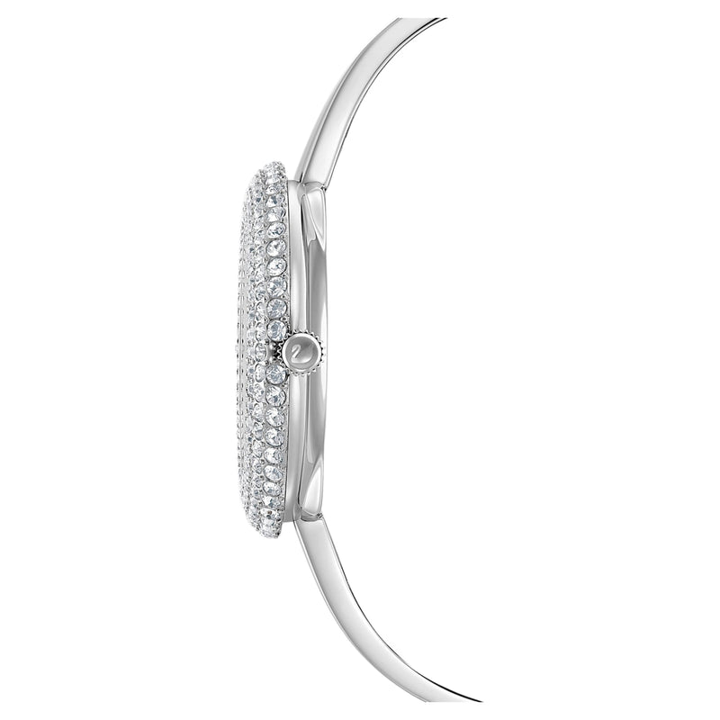 Shop Swarovski Crystal Rose Silver Dial Silver Steel Strap Watch for Women - 5483853 in USA