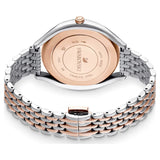 Swarovski Crystalline Aura White Dial Two Tone Mesh Strap Watch for Women - 5644075 Buy Now By Swarovski