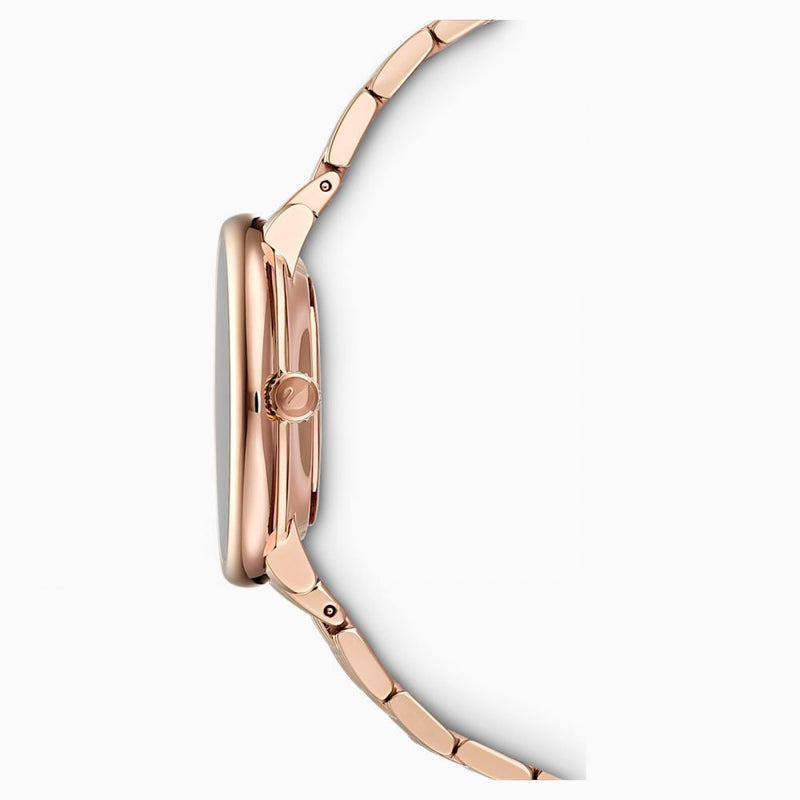 Swarovski Crystalline Chic Red Dial Rose Gold Steel Strap Watch for Women - 5547608 Buy Now By Swarovski