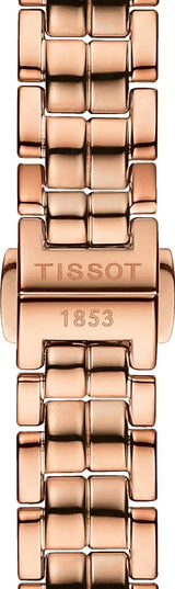 Tissot T Lady Flamingo Mother of Pearl Dial Rose Gold Steel Strap Watch For Women - T094.210.33.116.02 Buy Now By Tissot