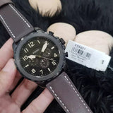 Fossil Bowman Chronograph Brown Dial Brown Leather Strap Watch for Men - FS5601 Buy Now By Fossil