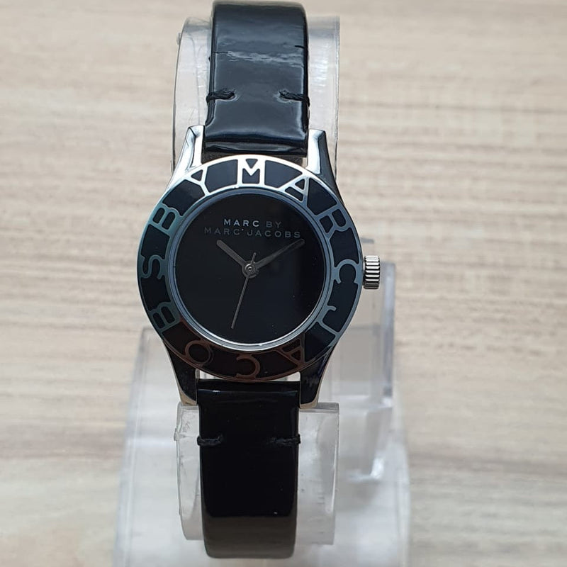 Marc Jacobs Blade Black Dial Black Leather Strap Watch for Women - MBM1082 Buy Now By Marc Jacobs