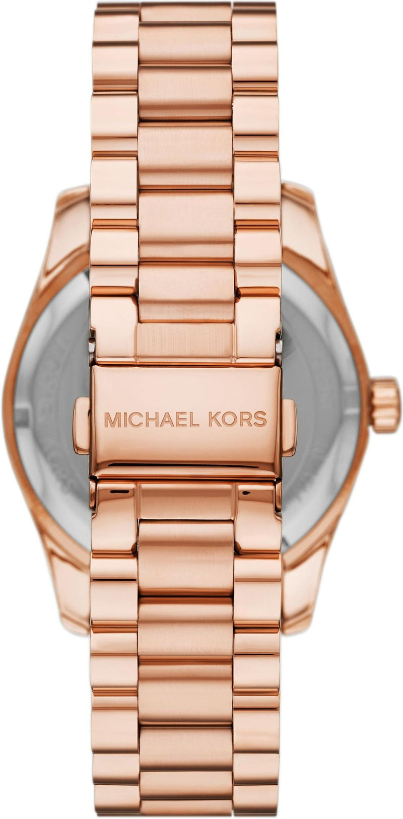 Michael Kors Lexington Three Hand Mother of Pearl Pink Dial Rose Gold Steel Strap Watch For Women - MK7444 Buy Now By Michael Kors