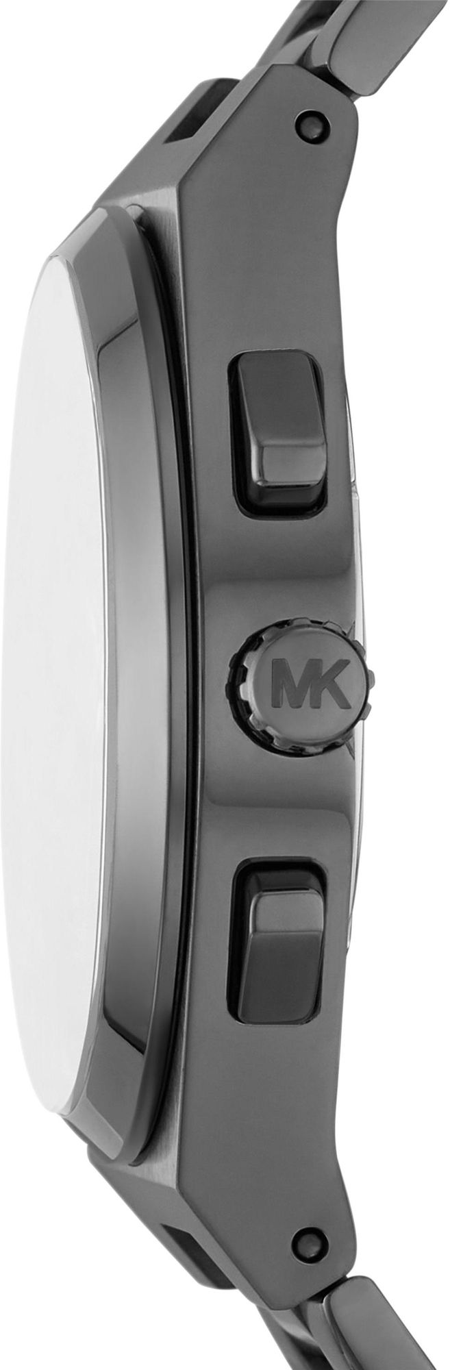 Michael Kors Lennox Chronograph Black Dial Grey Steel Strap Watch For Men - MK9118 Buy Now By Michael Kors