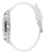 Guess Phoenix Quartz Green Dial Transparent Silicone Strap Watch For Men - GW0499G8 Buy Now By Guess