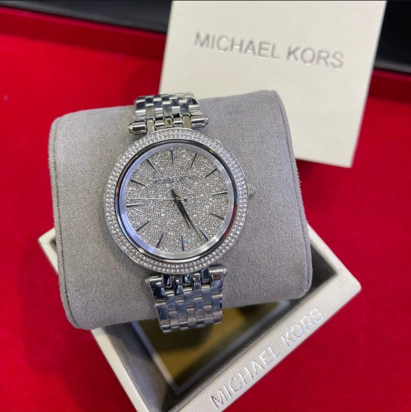 Michael Kors Darci Silver Dial Silver Steel Strap Watch for Women - MK3404 Buy Now By Michael Kors