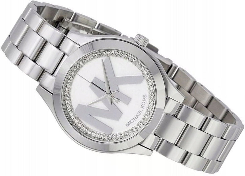 Michael Kors Mini Slim Runway Silver Dial Silver Steel Strap Watch for Women - MK3548 Buy Now By Michael Kors