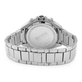 Hugo Boss Driver Chronograph Black Dial Silver Steel Strap Watch for Men - 1512883