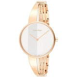 Calvin Klein Drift White Dial Rose Gold Steel Strap Watch for Women - K6S2N616 Buy Now By Calvin Klein