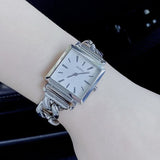 Shop Guess Vanity Diamonds White Dial Silver Steel Strap Watch for Women - W1030L1 in USA