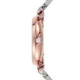 Emporio Armani Gianni T Bar Quartz White Dial Two Tone Steel Strap Watch For Women - AR80035 Buy Now By Emporio Armani