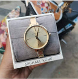Michael Kors Jaryn Analog Quartz Gold Dial Gold Steel Strap Watch For Women - MK3546 Buy Now By Michael Kors