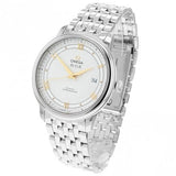Shop Omega De Ville Prestige Co Axial Silver Dial Silver Steel Strap Watch for Men - 424.10.40.20.02.004 in USA