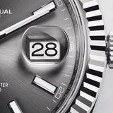 Shop Rolex Datejust 41 Oyster Grey Dial Two Tone Oystersteel & White Gold Strap Watch for Men - M126334-0014 in USA