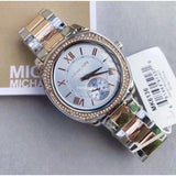 Michael Kors Bryn Quartz Blue Dial Two Tone Steel Strap Watch For Women - MK6136 Buy Now By Michael Kors
